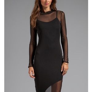 Donna Mizani mesh midi dress xs